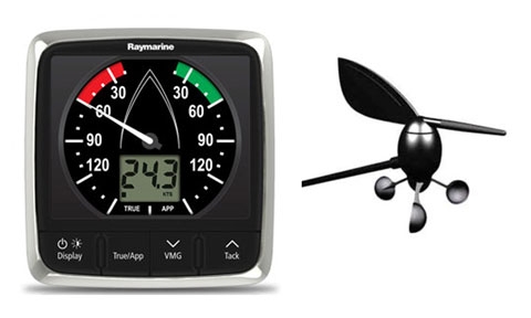 Raymarine i60 Wind | Індикатор сили та напряму вітру